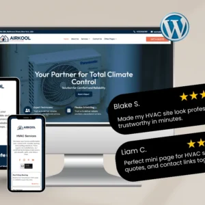 HVAC WordPress Template – Divi Theme for AC & Heating Contractors